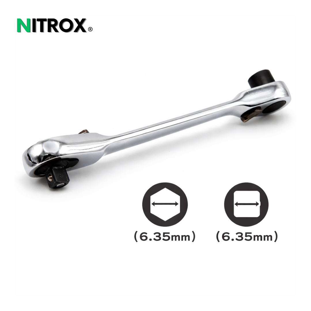 Mini Carraca Doble 1/4"