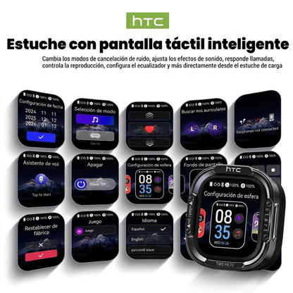 HTC NE70 Auriculares Traductores IA ( SIN SUSCRIPCIÓN)