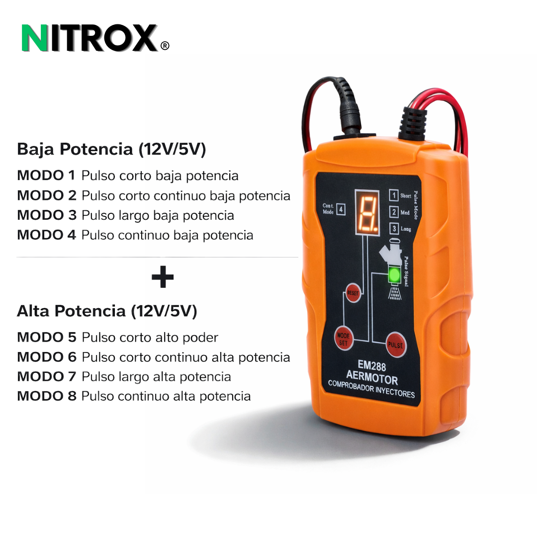 Reparador de Inyectores Gasolina Universal- 100% Compatible con Todo Tipo de Vehículos