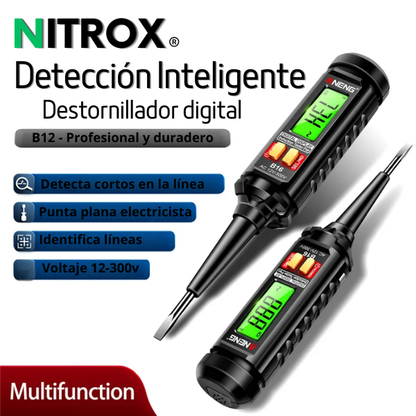 Medidor Digital Inteligente de Voltaje, 12V a 300V