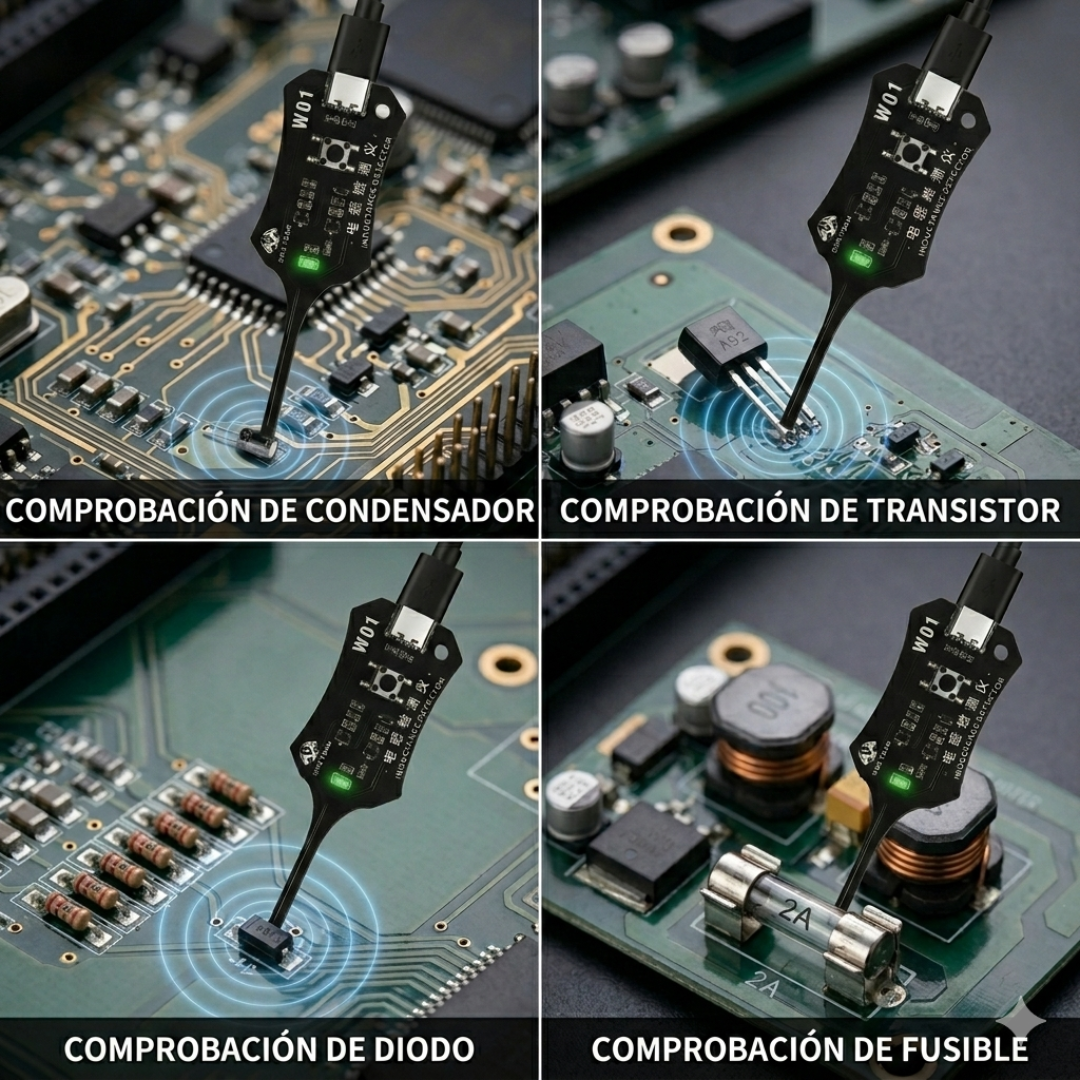 Nitrox Detector de Inductancia -  Probador de Placas Electrónicas