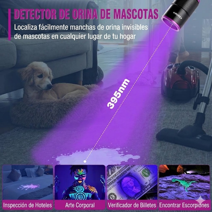 Nitrox® Linterna Rayos UV - Detección De Fluidos - NUEVO MODELO 2026