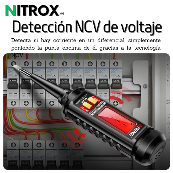 Medidor Digital Inteligente de Voltaje, 12V a 300V